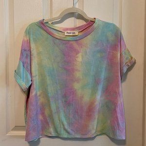 Peach Love California tie dye shirt - NWT